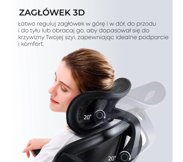 Sihoo Doro C300L Biurowy do 125kg Tkanina Czarny - Kup na Raty - RRSO 0%