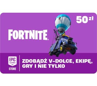 Doładowanie Epic Gift Card Fortnite 50zł [Bon Agencyjny]