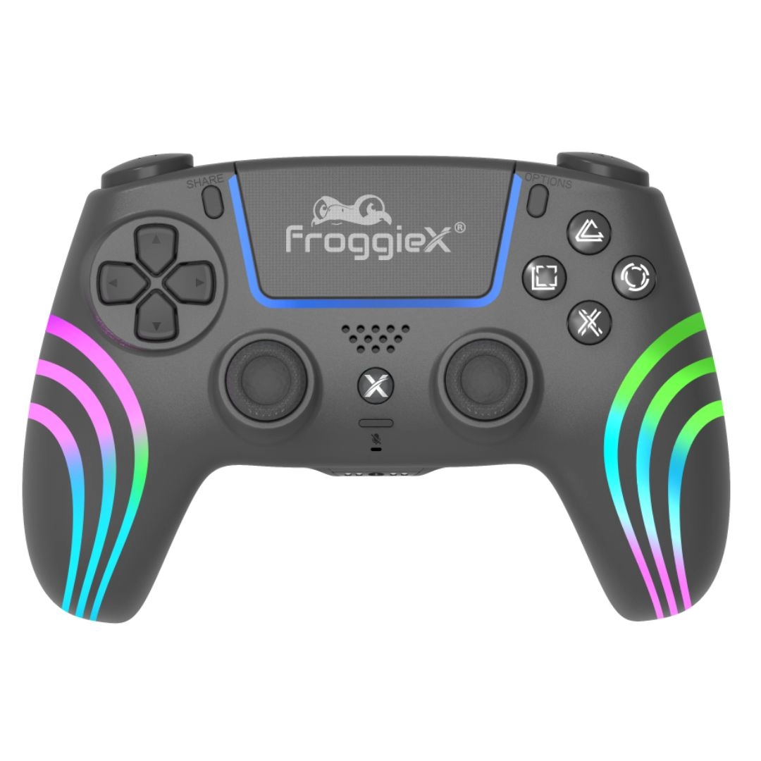 Pad FroggieX FX-P5-GP1-B do PS5 Bezprzewodowy Czarny