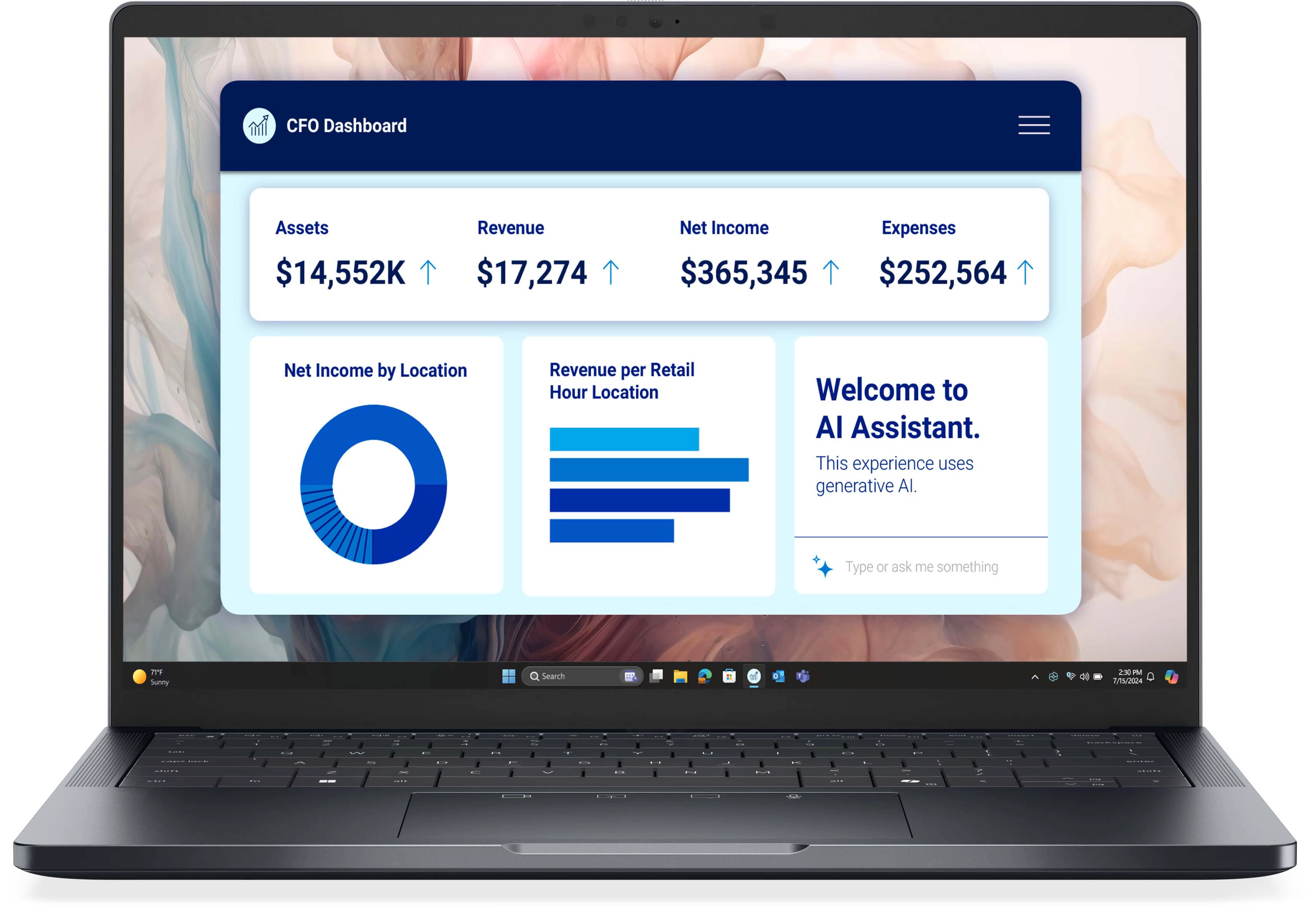 Laptop biznesowy Dell Pro 14 Premium PA14250 14" Ultra 7 266V 16GB RAM 512GB Dysk SSD Win11 Pro Czarny Funkcje AI