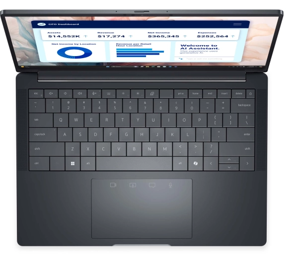 Dell Pro 14 Premium PA14250 14" Ultra 7 266V 16GB RAM 512GB Dysk SSD Win11 Pro Czarny Funkcje AI - Kup na Raty - RRSO 0%
