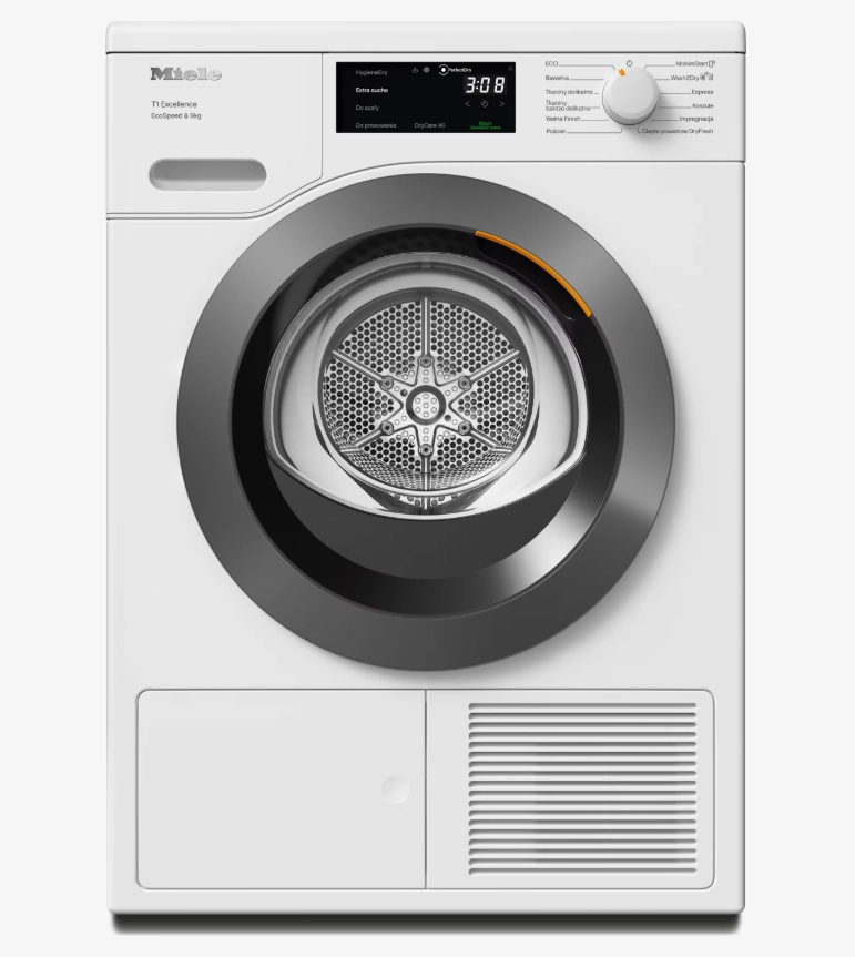 Suszarka Miele TED645WP EcoSpeed Funkcje AI 63,6cm 9kg Zdalne sterowanie