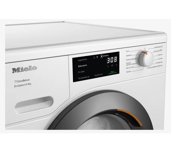 Miele TED645WP EcoSpeed Funkcje AI 63,6cm 9kg Zdalne sterowanie - Kup na Raty - RRSO 0%