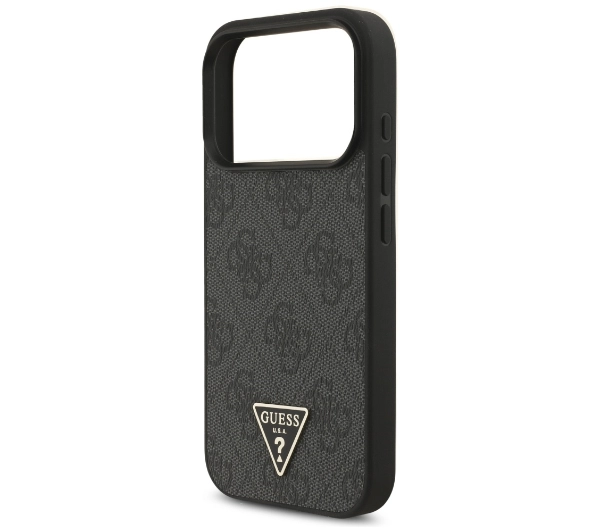 Guess 4G Strap Triangle Logo MagSafe do iPhone 17 Pro czarny