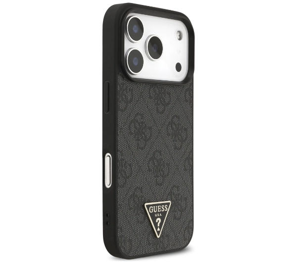 Guess 4G Strap Triangle Logo MagSafe do iPhone 17 Pro czarny