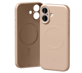 Etui Mercury Semi-Silicone MagSafe do iPhone 17 różowo-piaskowy