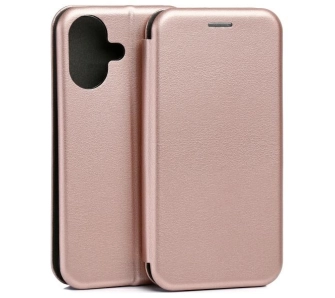 Etui Beline Book Magnetic do iPhone 17 Różowo-złoty