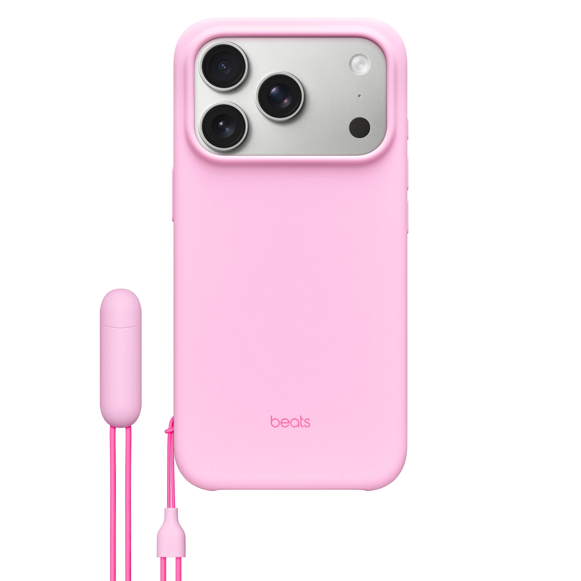 Etui Beats Kickstand Case z MagSafe i panelem Sterowanie aparatem do iPhone 17 Pro Opalowy różowy