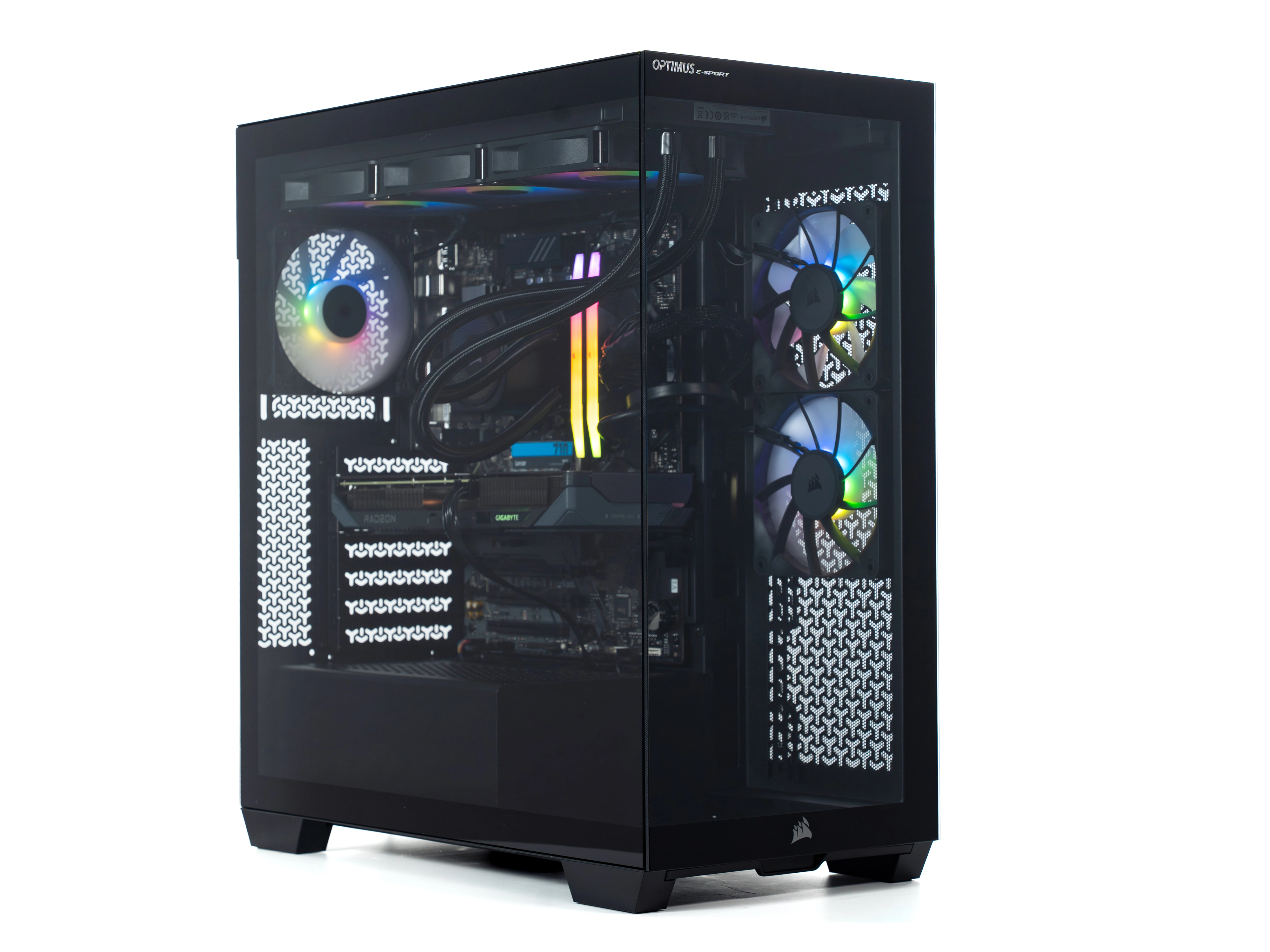 Komputer gamingowy Optimus E-Sport GB650T-CR3 R7 7800X3D 32GB RAM 1TB Dysk SSD RX9060XT Win11