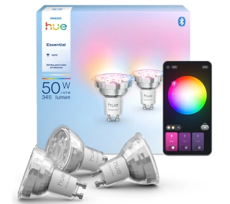 Żarówka LED Philips Hue Essential White and Colour Ambiance GU10 345 3szt.