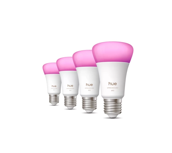 Inteligentne oświetlenie - Philips Hue White and Colour Ambiance A60 E27 4szt.
