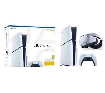 Konsola Sony PlayStation 5 Slim E Chassis (PS5) 1TB z napędem + PlayStation VR2