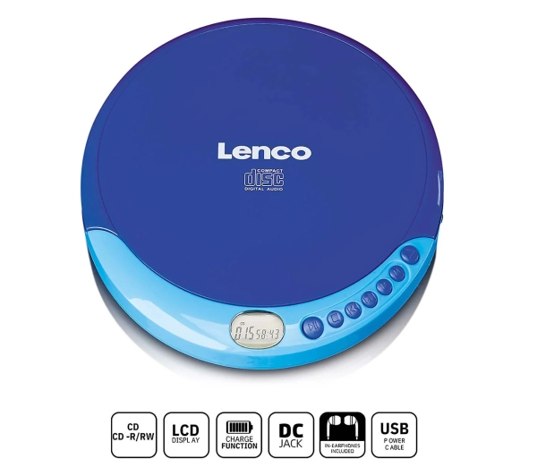 Lenco CD-011BU Niebieski