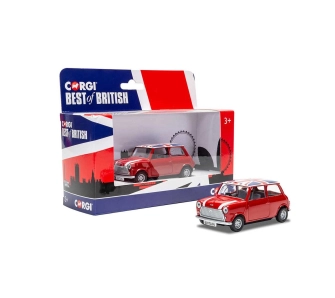 Model Corgi Samochód Best of British Klasyczny Mini Czerwony