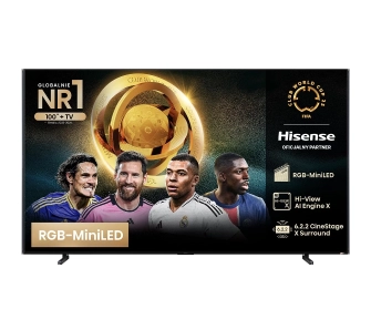 Telewizor Hisense 116UXQ 116" Mini LED RGB 4K 165Hz VIDAA  Dolby Vision IQ Dolby Atmos HDMI 2.1 DVB-T2