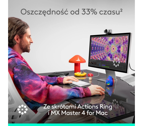 Logitech MX Master 4 dla Mac Czarny - Kup na Raty - RRSO 0%
