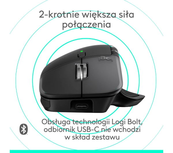 Logitech MX Master 4 dla Mac Czarny - Kup na Raty - RRSO 0%