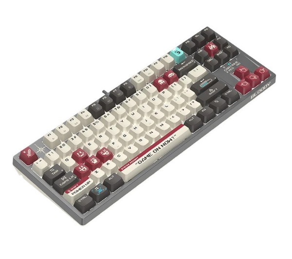 A4tech Bloody S87 Pixels Red BLMS RED Plus Szary