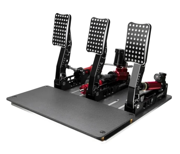 Pedały Simagic P2000-S100R Crimson Edition Hydrauliczne 100kg Load Cell
