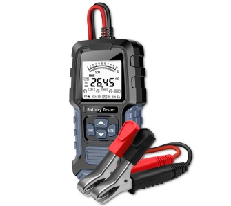 Tester akumulatora Qoltec 52487 Cyfrowy z wyświetlaczem LCD 12V i 24V 3Ah-250Ah