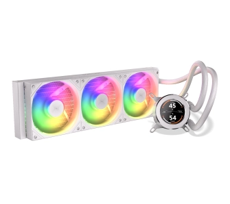 Chłodzenie Krux HydroGlance 360 ARGB LCD Biały