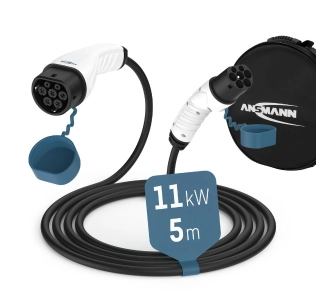 Kabel zasilający ANSMANN 1900-0117 Type 2 11kW 5m