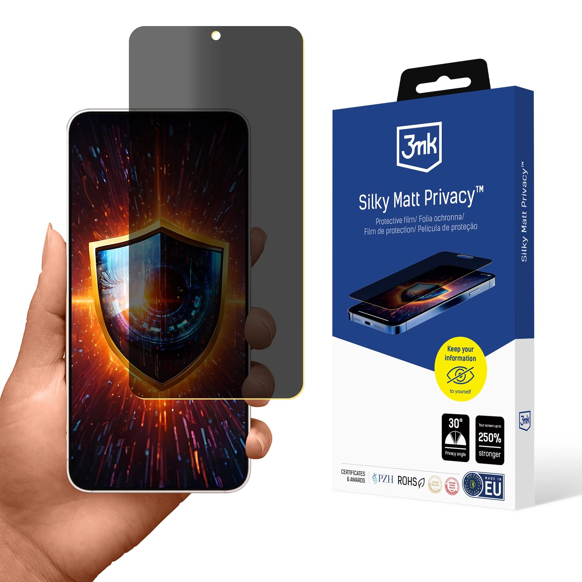 Folia ochronna 3mk Silky Matt Privacy do Samsung Galaxy S25 Edge