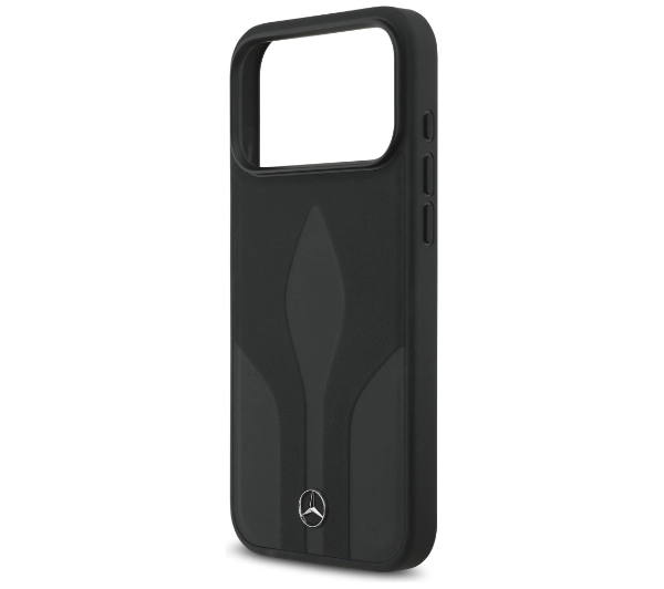 Mercedes-Benz Leather The Move MagSafe do iPhone 17 Pro Max czarny