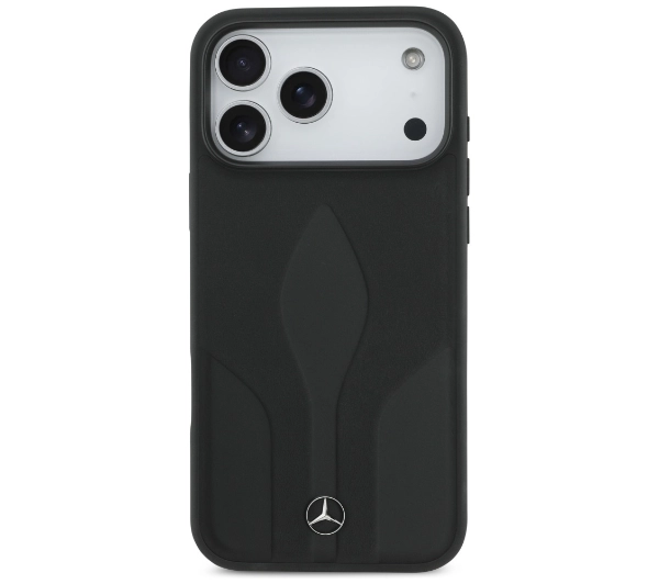 Mercedes-Benz Leather The Move MagSafe do iPhone 17 Pro Max czarny