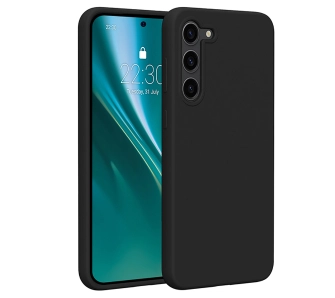 Etui Etteri Silicone Case Galaxy S23 Plus Czarny