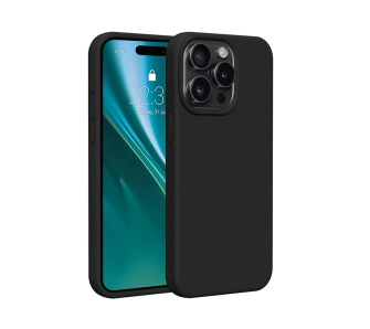 Etui Etteri Silicone Case do iPhone 12 /12 Pro Czarny