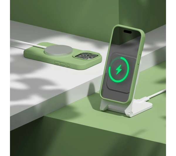 Etteri Silicone Case do iPhone 15 Pro Zielony