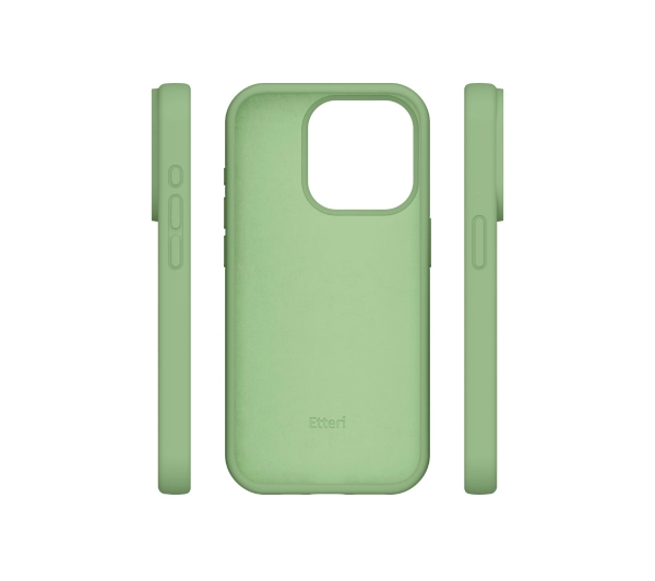 Etteri Silicone Case do iPhone 15 Pro Zielony