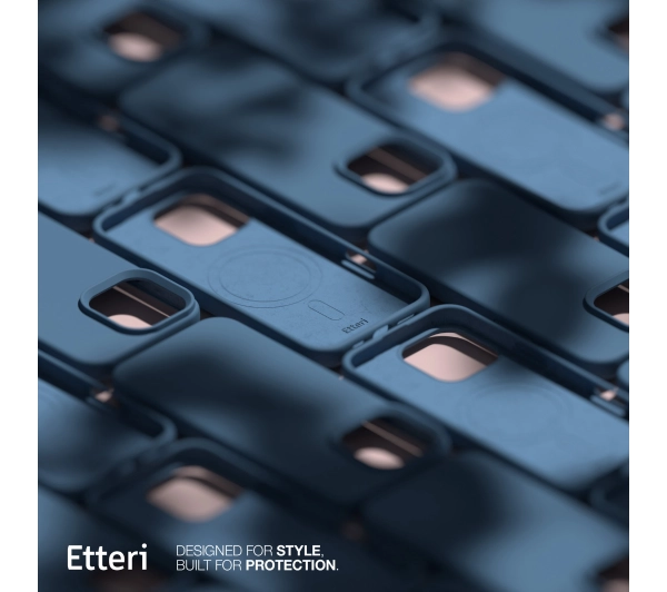 Etteri Silicone Case do iPhone 15 Pro Niebieski