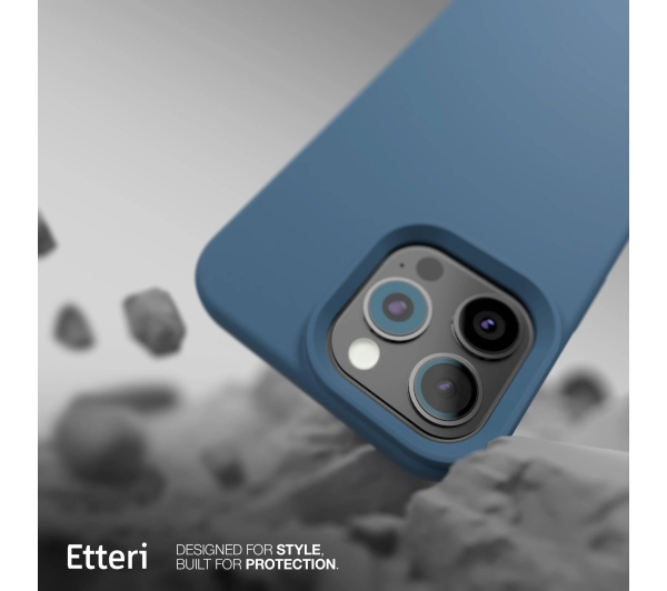 Etteri Silicone Case do iPhone 15 Pro Niebieski