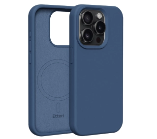 Etteri Silicone Case do iPhone 15 Pro Niebieski