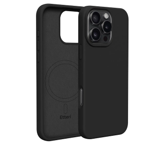 Etui Etteri Silicone Case do iPhone 16 Pro Czarny