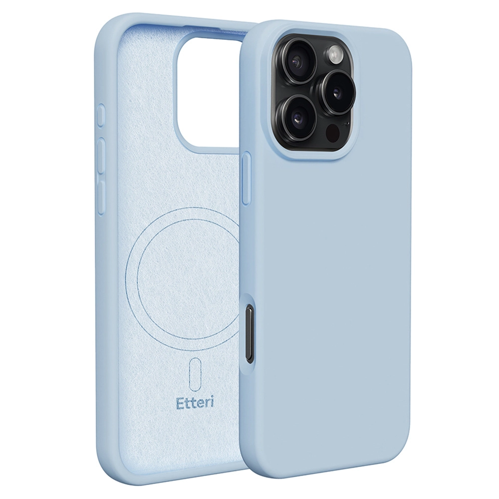 Etui Etteri Silicone Case do iPhone 16 Pro Max Niebieski