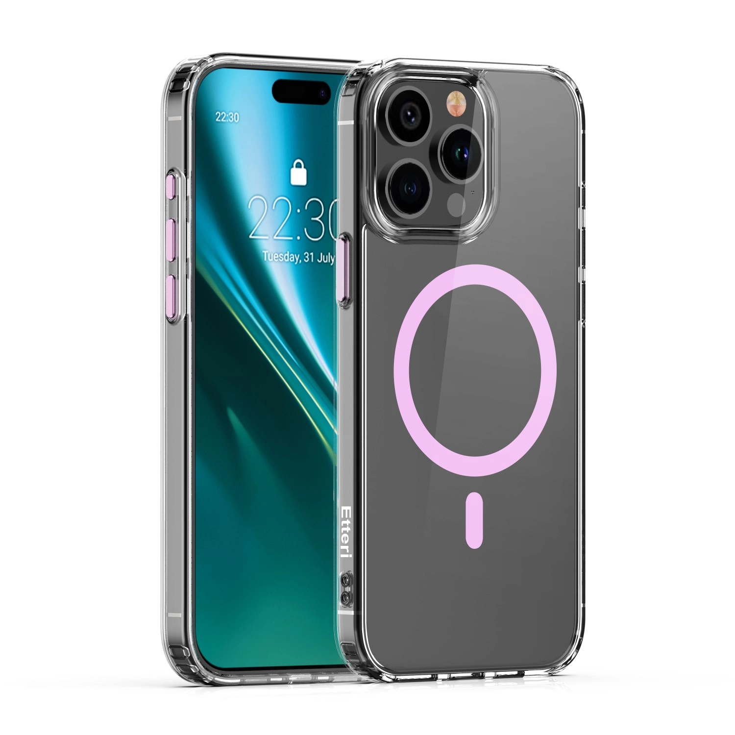 Etui Etteri Color Mag do iPhone 15 Pro Różowy