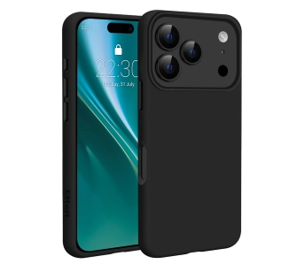 Etui Etteri Silicone Case do iPhone 17 Pro Czarny
