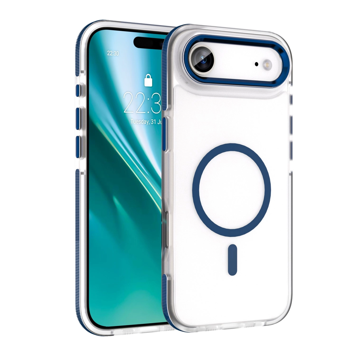Etui Etteri Icy Mag do iPhone Air Niebieski