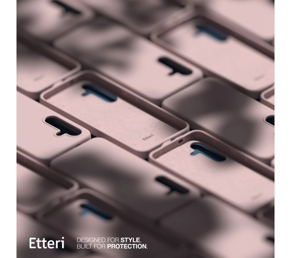 Etteri Silicone Case do Galaxy S25 Różowy