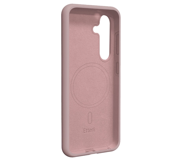 Etteri Silicone Case do Galaxy S25 Różowy