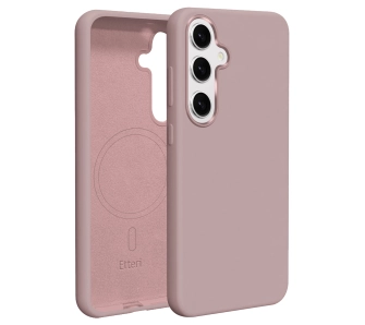 Etui Etteri Silicone Case do Galaxy S25 Różowy