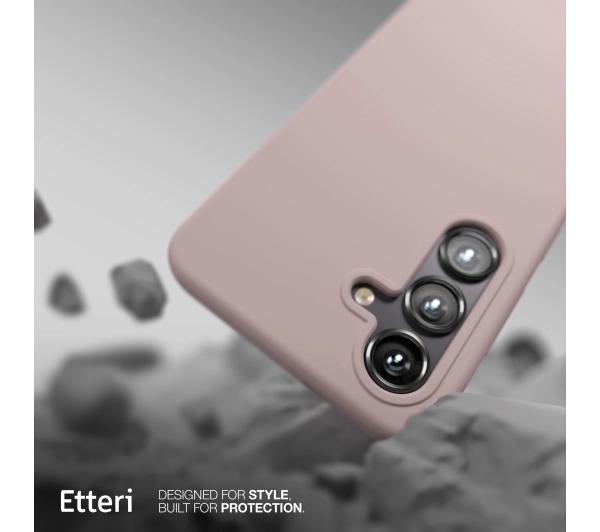Etteri Silicone Case do Galaxy S25 Różowy