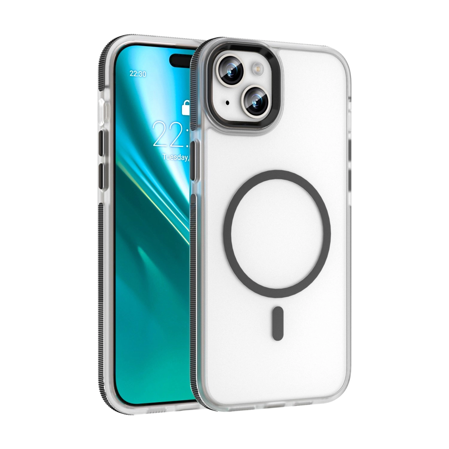 Etui Etteri Icy Mag do iPhone 14 Czarny