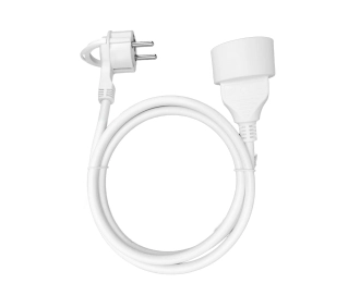 Orno OR-AE-13194(GS)/5M 1 gniazdo 5m Biały