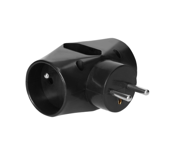 Orno OR-AE-13221/B 3 gniazda Czarny