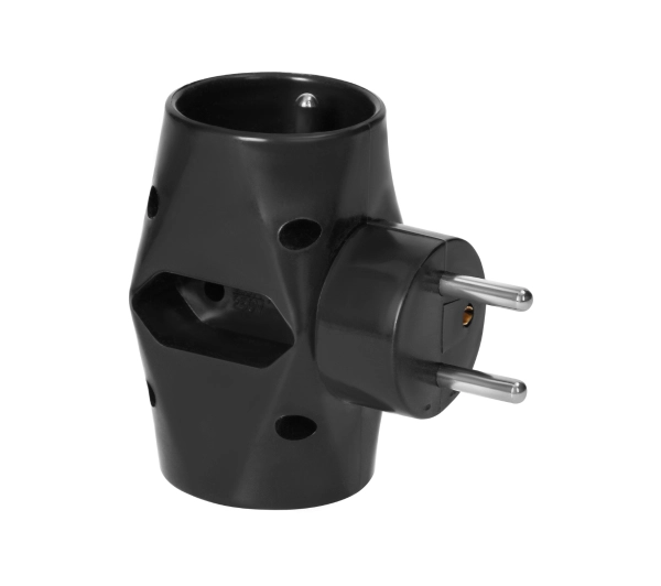 Orno OR-AE-13221/B 3 gniazda Czarny