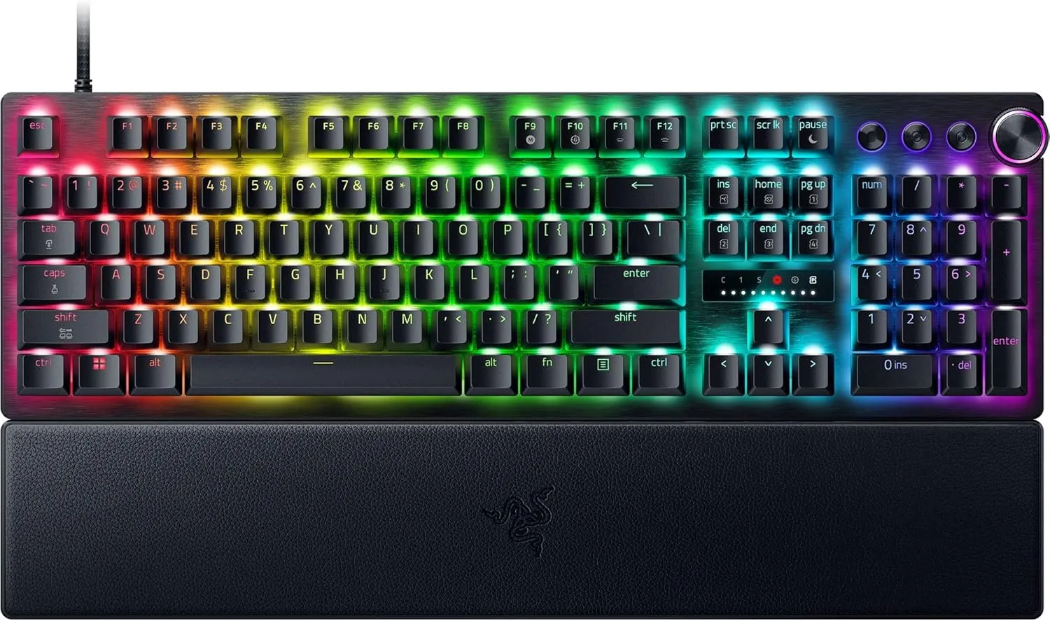 Klawiatura opto-mechaniczna Razer Huntsman V3 Pro 8KHz Analog Optical Switch Gen-2 Czarny